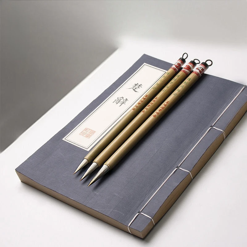 Weasel Hair Woolen Hair Brush Chinese Calligraphy Brush Pen Regular Script Running Cursive Script Official Seal Script Brush Set