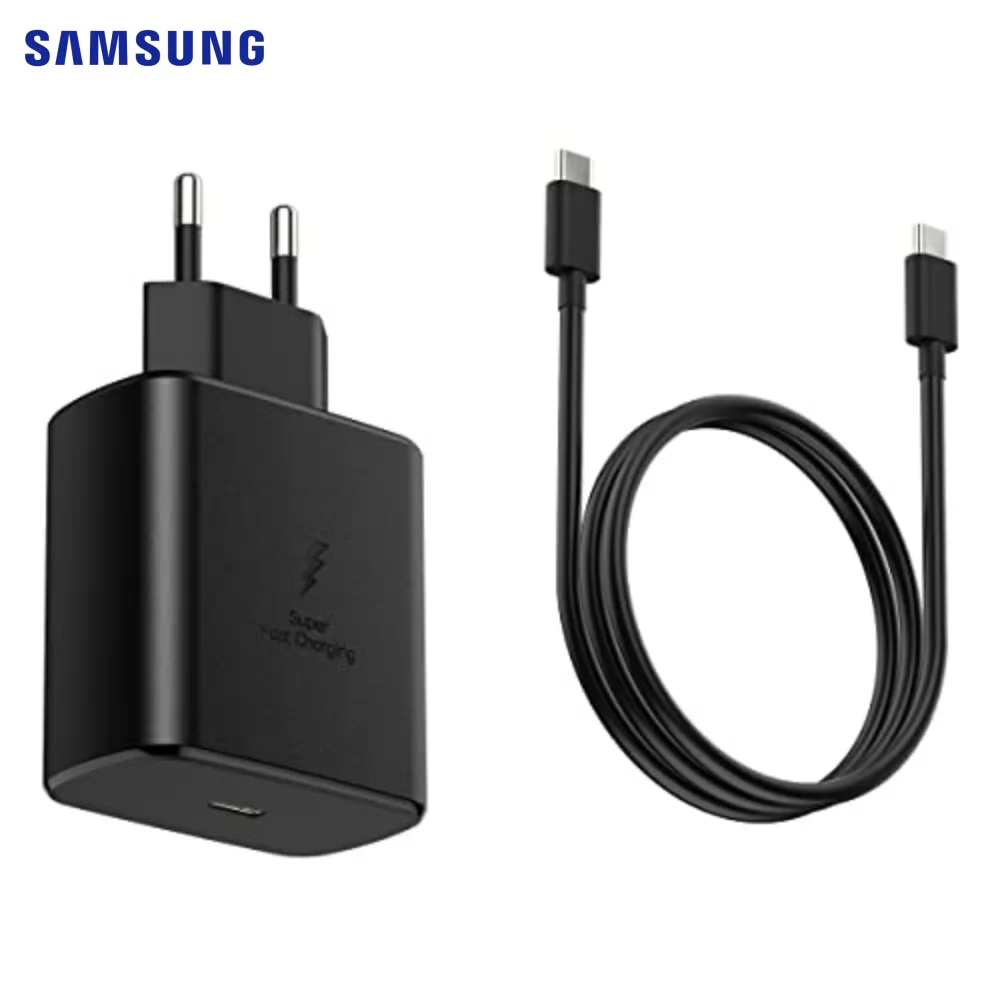 Original EP-TA845 Samsung 45w Charger EU Super Fast Charge Adapter 5A 1M Dual Type C For Galaxy S26 S25 S24 S23 Ultra Z Flip 7