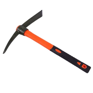 Heat-treated Forged Steel Fire Axe Hoe with Anti-rust Coating & Non-slip Fiberglass Handle