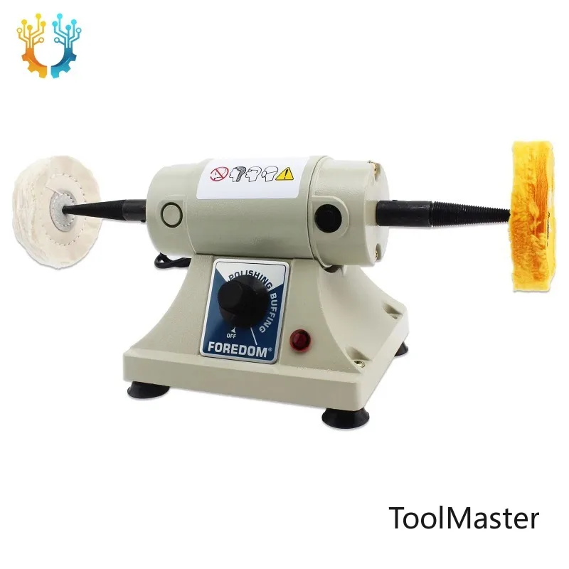 

[2026]High Quality 7000 RPM Double-Head Tabletop Buffing Wheel For Jewelry Polishing Machine