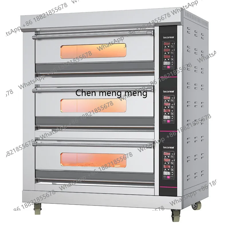 

Memory Menu Commercial Smart Oven Double Layer Large Capacity Cake Pizza Baking Oven