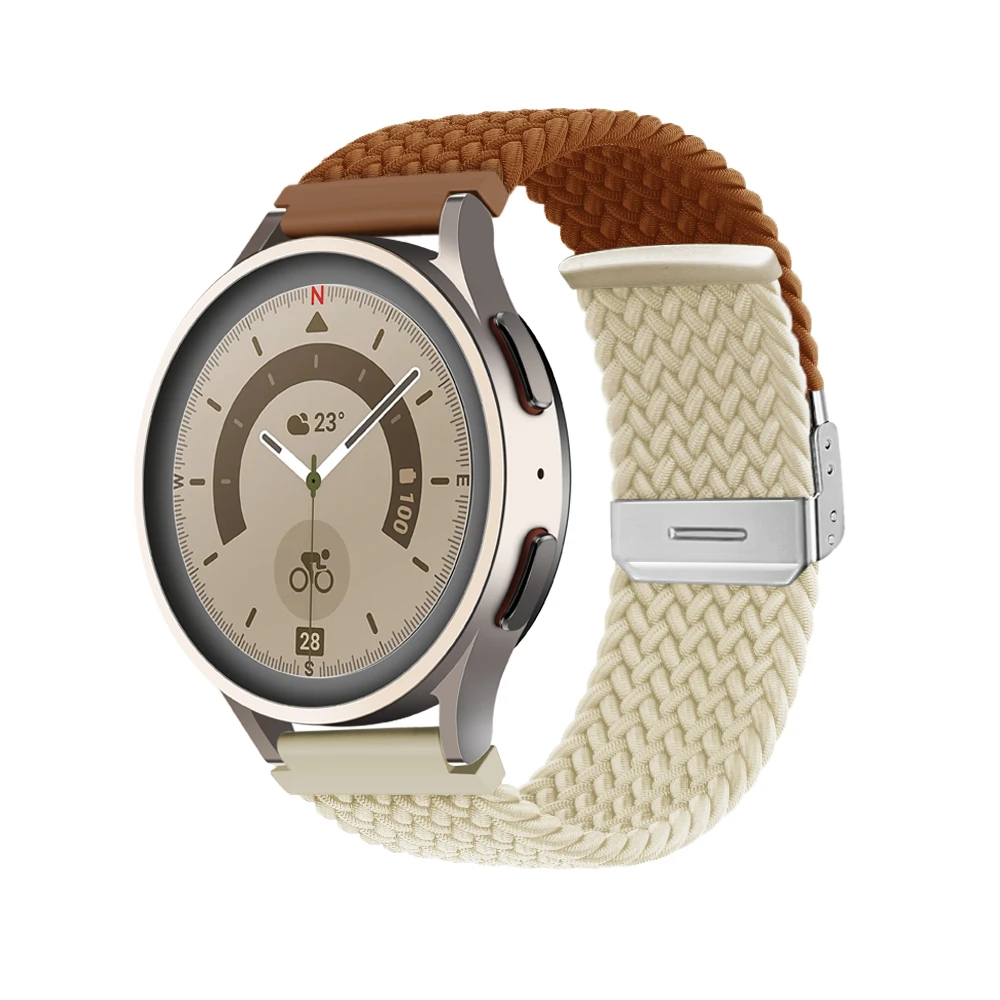 Braided Solo Loop Strap for Samsung Galaxy Watch 6/4/5/3/classic/active2 22/20mm Bracelet Huawei/Amazfit Gtr/GTS 4-3-pro-2e Band