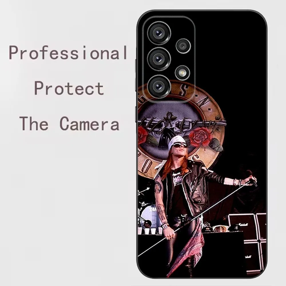 G-Guns N R-Roses Phone Case For Samsung Galaxy A13,A21s,A22,A31,A32,A52,A53,A71,A80,A91 Soft Black Shell