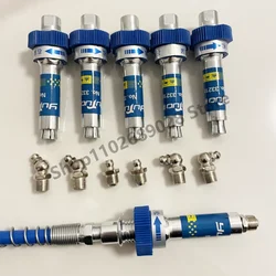 Car Grease Coupler Lock Clamp Type Grease Nozzle Hose Kit High-Pressure Grease Gun Coupling End Connector Lock On Tool