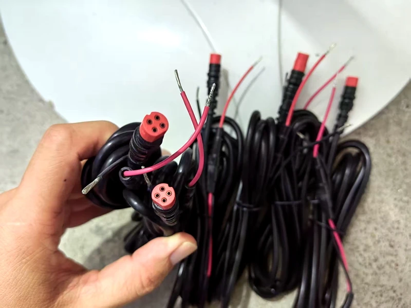 

For Garmin Echo Series Power Cable 010-11678-10 4-Pin Power Cord Fit for Echo 100, 101, 150, 151, 151dv OEM Product replacement