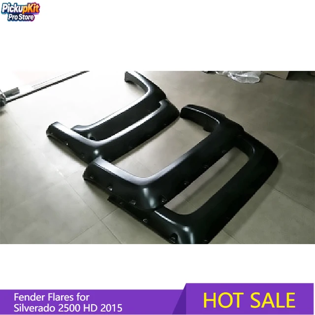 

Heavy Duty Off-Road Pickup Fender Flares for Silverado 2500 HD 2015