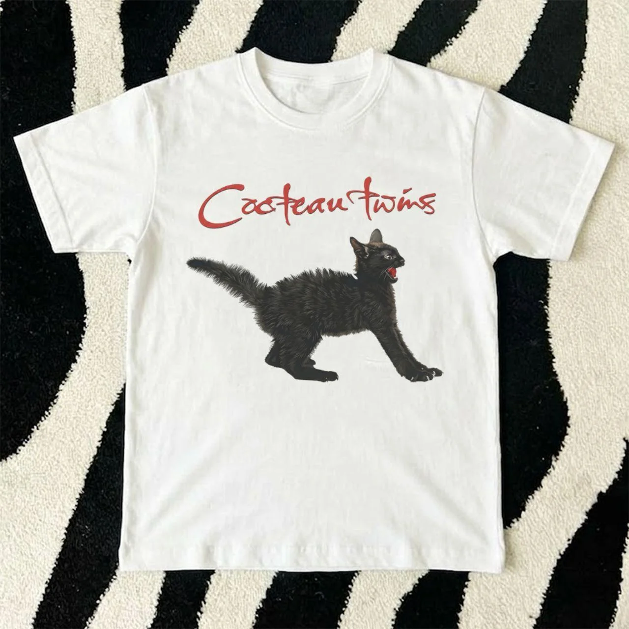Cocteau Twins Shirt Cocteau Twins Band White Unisex T-shirt Men Women Summer Short Sleeve Crew Neck Fashion Tops Clothing