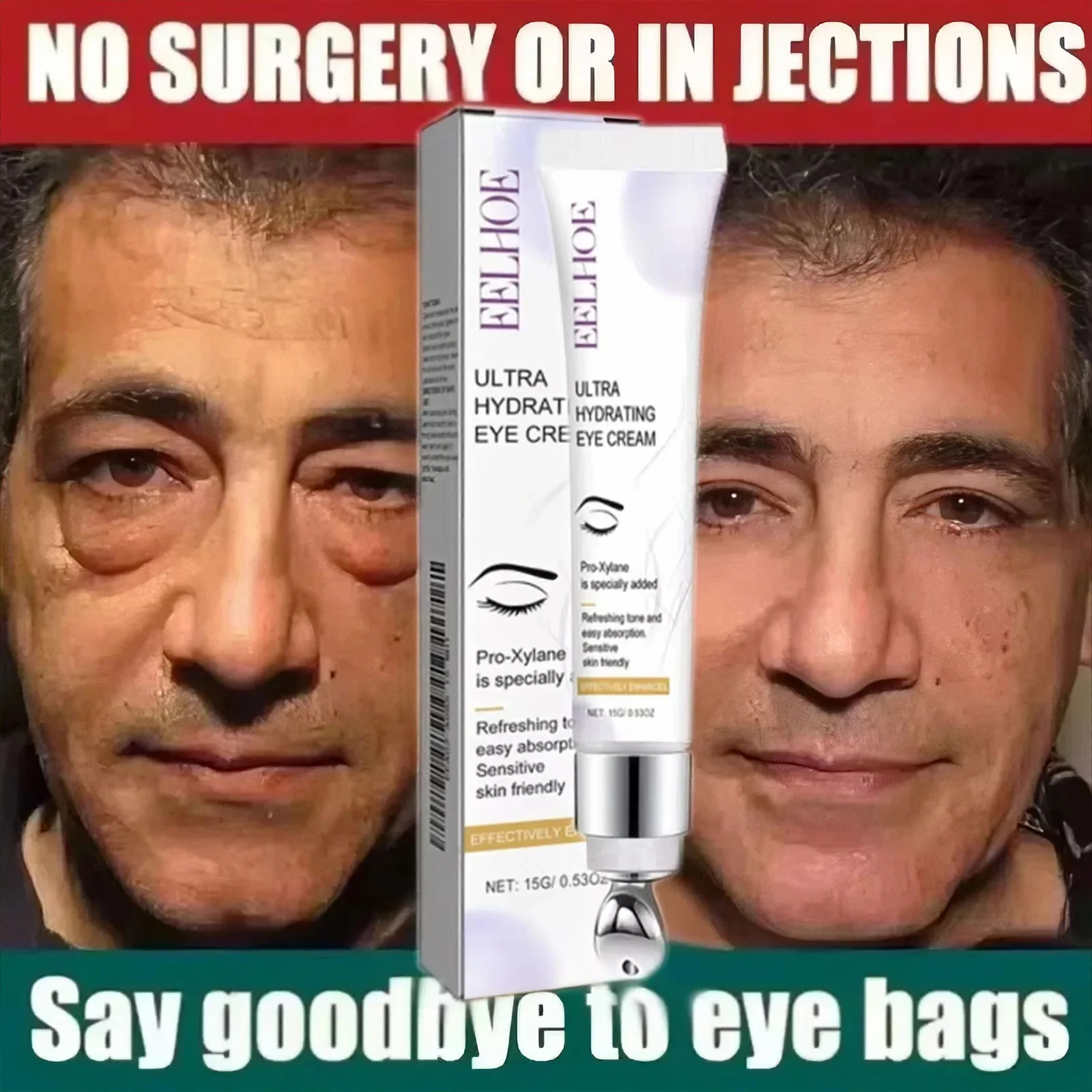 

Retinol Remove Wrinkle Eye Cream Instant Firming Lifting Fade Fine Lines Eye Bags Anti Dark Circle Brightening Beauty Skin Care