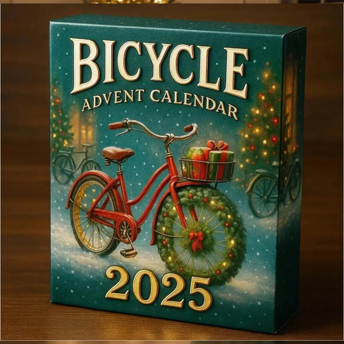Cycling-Themed Ornaments Interactive Christmas Countdown Calendar Advent Calendar Creative Bike Christmas Decorations