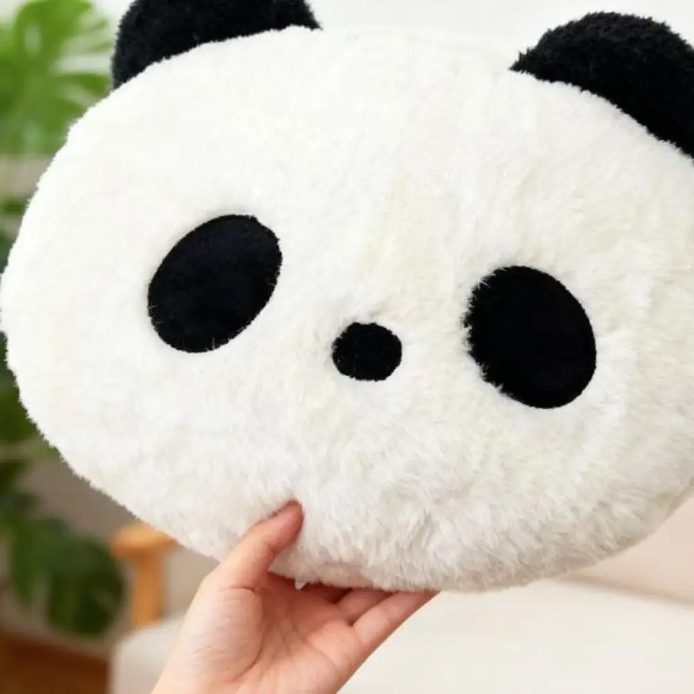 Plüsch-Panda-Kissen zur Heimdekoration, Kawaii Stofftier-Panda-Kissen für Schlafzimmer und Sofa, 30cm Panda-Dekokissen