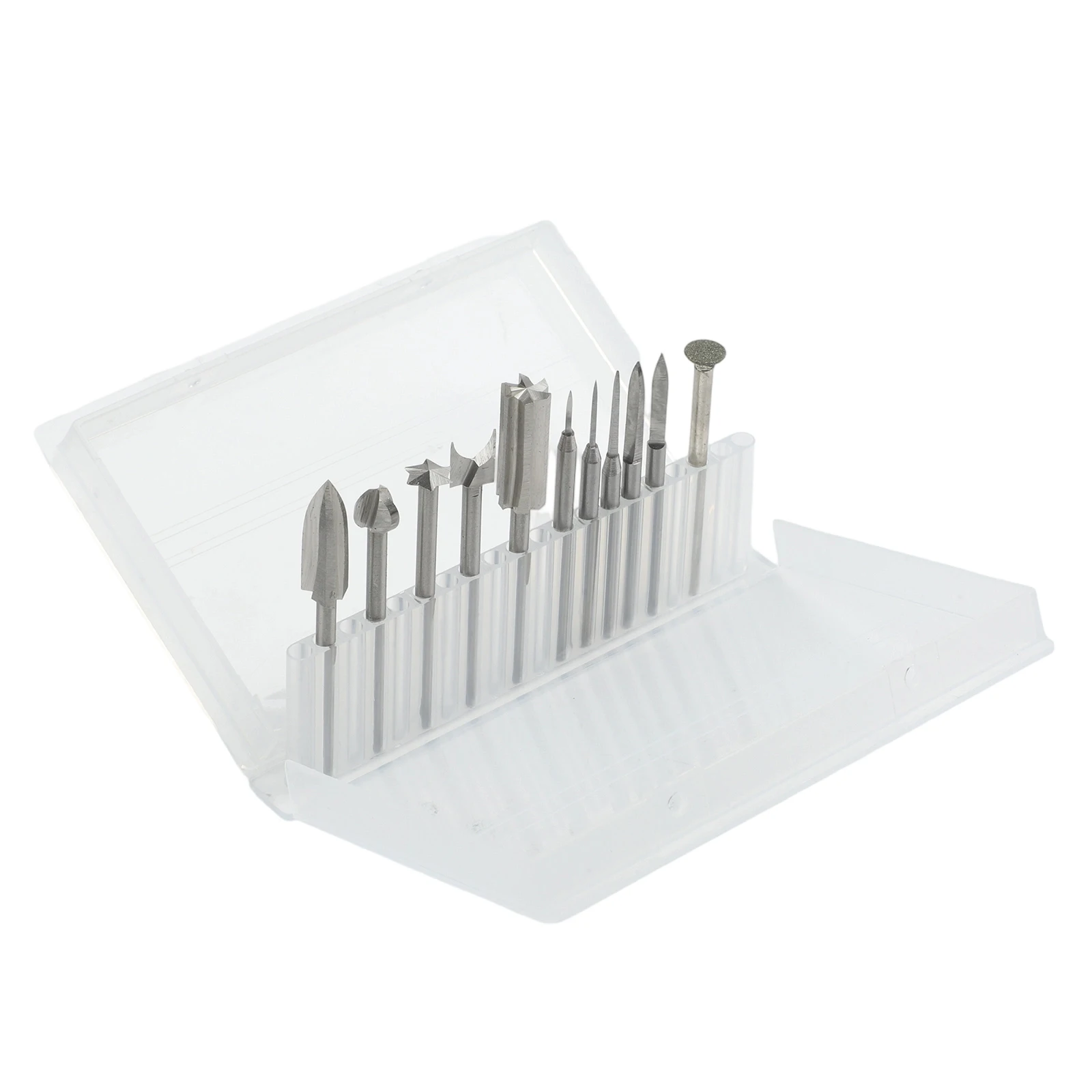 

Wood Carving Drill Bits 11 Pcs Set with 1/8 inch Shank Designed for Rotary Tools to Help with Detailed Woodworking Tasks