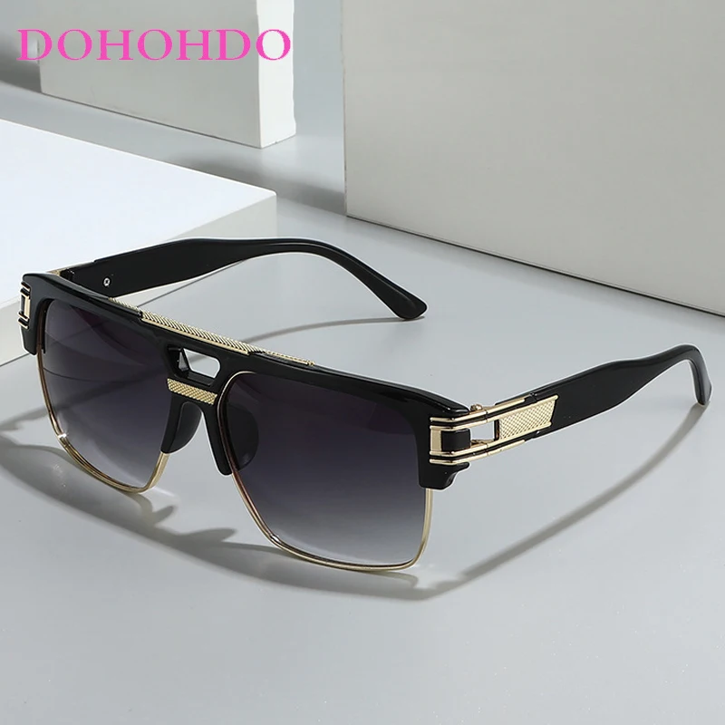 

New Fashion Sunglasses Women Men Vintage Square Frame Sun Glasses High Quantity Lens Goggles Pilot Shades Lentes De Sol UV400