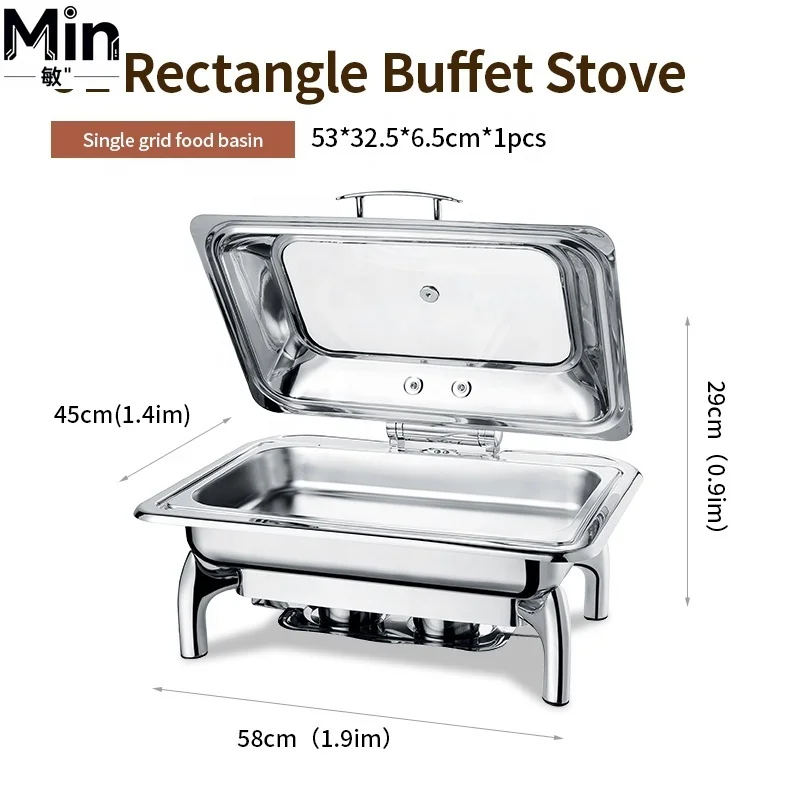 9L Round Gold Arabic Stainless Steel Chafing Dish with Fuel Burners Luxury Buffet Food Warmer for Hotel Catering Event