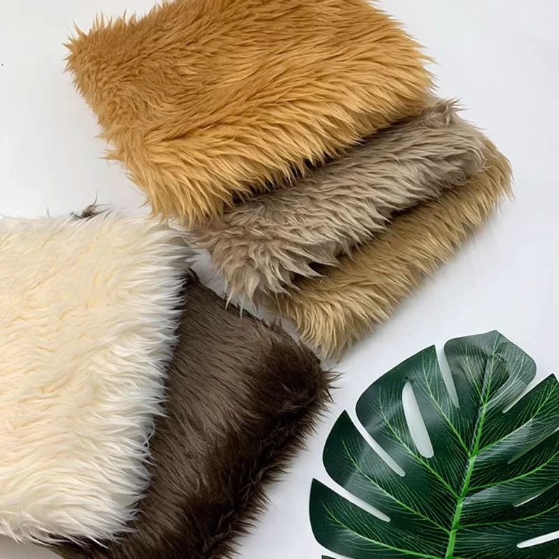 Tela de Pelo Sintético de Algodón Suave y Corto para Manualidades, DIY, Sofá, Juguete de Peluche, Fondo de Fotografía, Material para Manualidades
