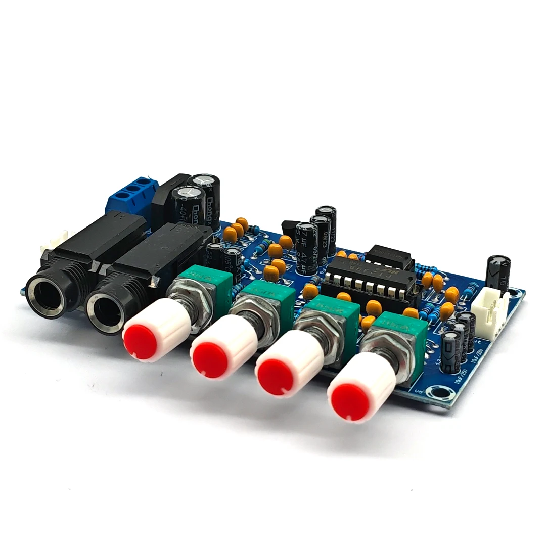 PT2399 Digital Microphone Amplifier Board Karaoke Reverberation Board Karaoke OK Amplifier Module Dual AC12V