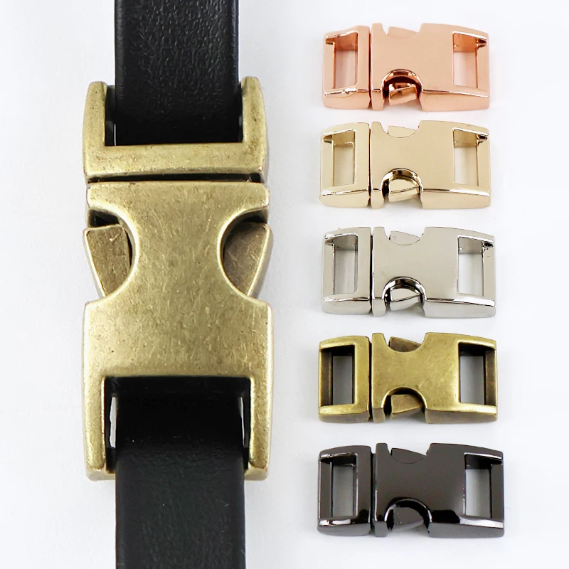 

2-20Pc 10mm Metal Belt Buckle Quick Release Clasp for Backpack Bag Strap Clips Webbing Adjust Hook DIY Leather Craft Accessories