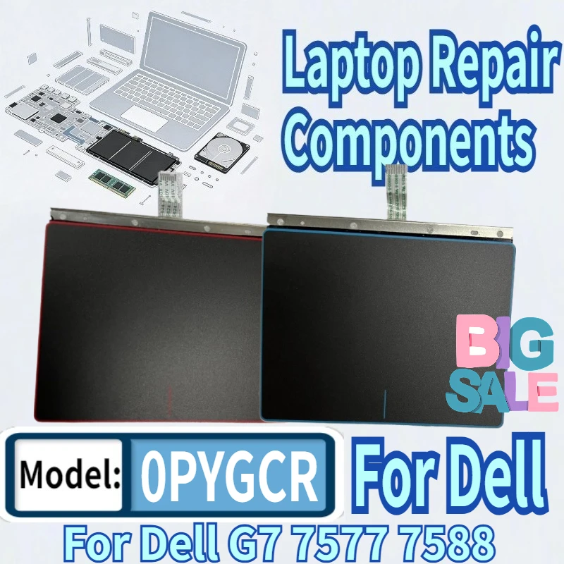 

For Dell G7 7577 7588 Touchpad Mouse Board With Cable 0F4KNV F4KNV PYGCR 0PYGCR