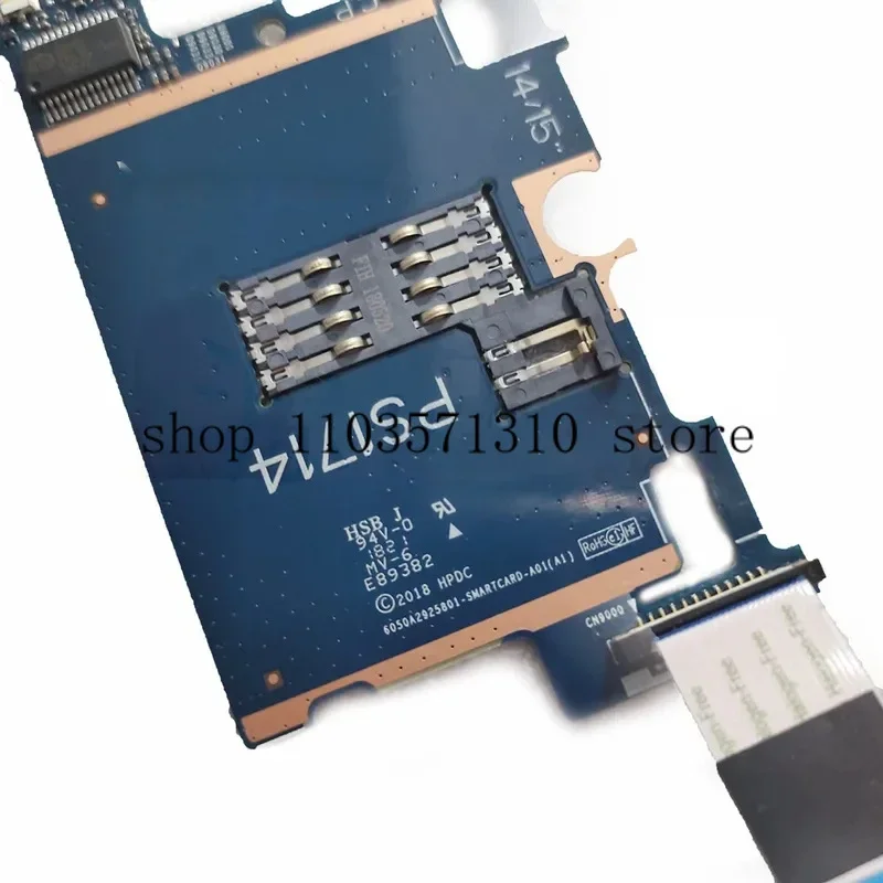 N Neues Original für HP EliteBook 840 850 G5 G6 Smartcard-Leser PC-Kartensteckplatz 6050a 2925801   100 % getestet, schneller Versand