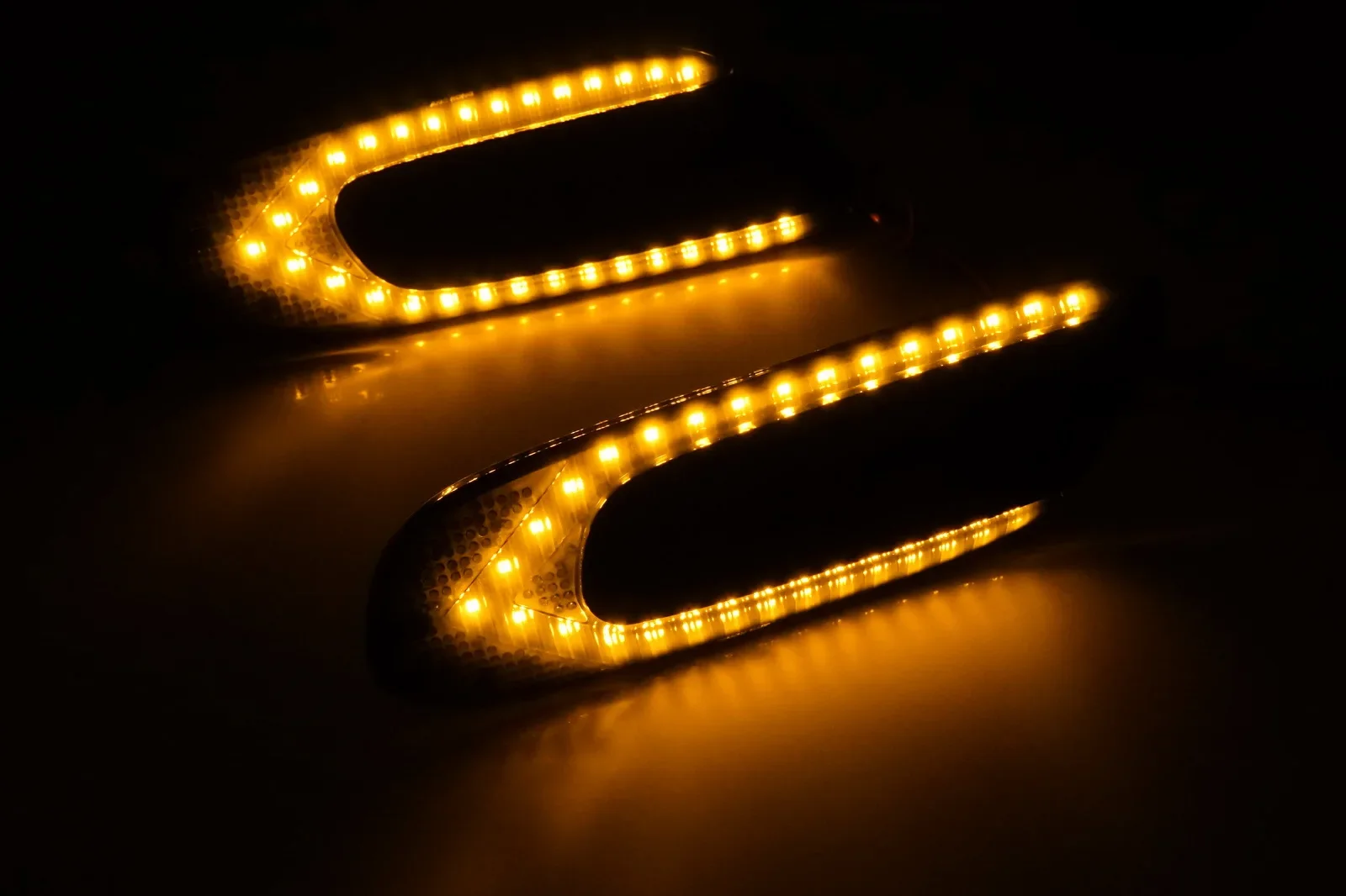 Repetidor lateral con indicador LED dinámico, luz negra para Mini Cooper One F55, F56, F57