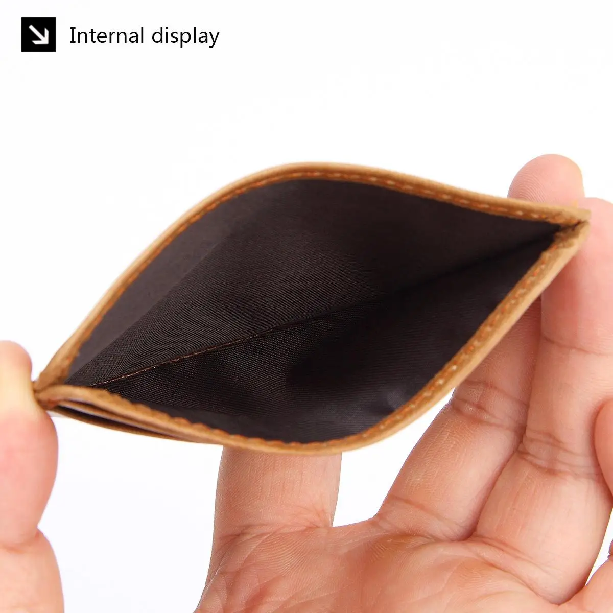 Genuine Leather Wallet, Wax Leather, Credit Card Holder, Vintage Cowhide Coin Purse, Wallet