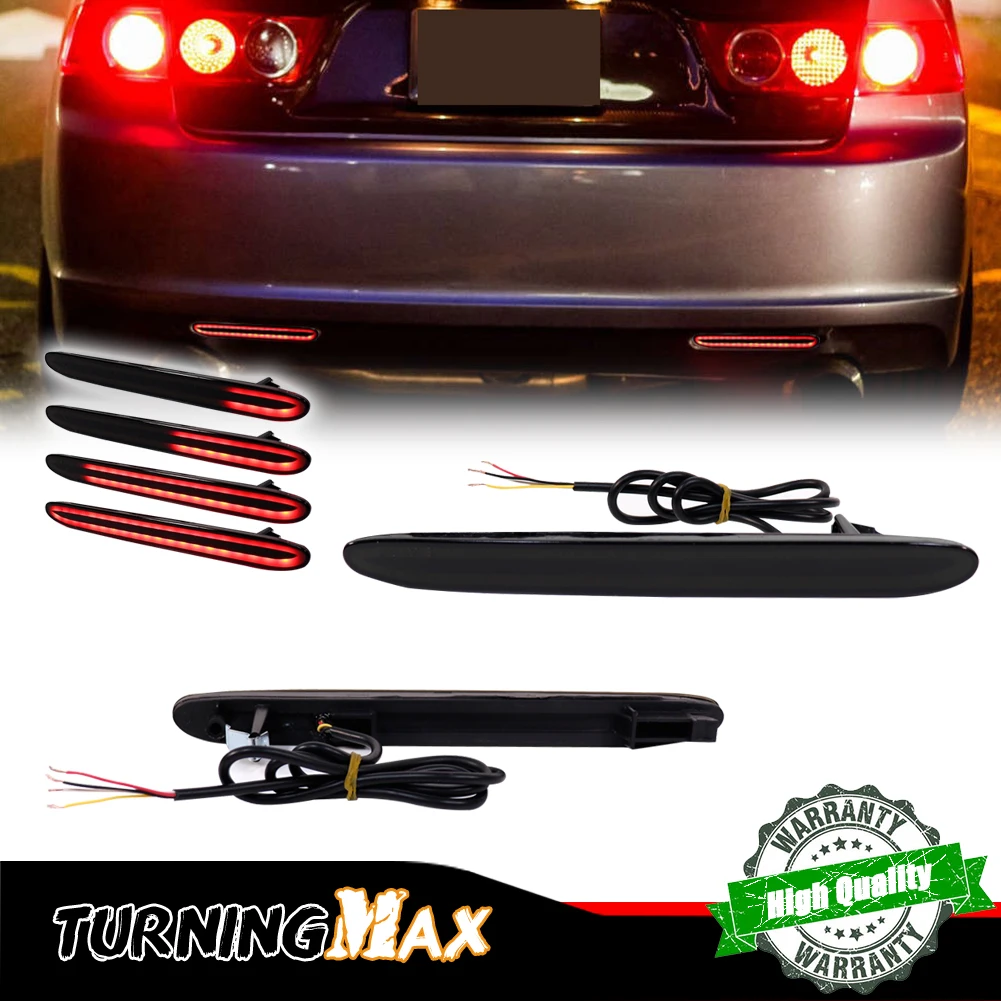 2Pcs Led Rear Bumpe…