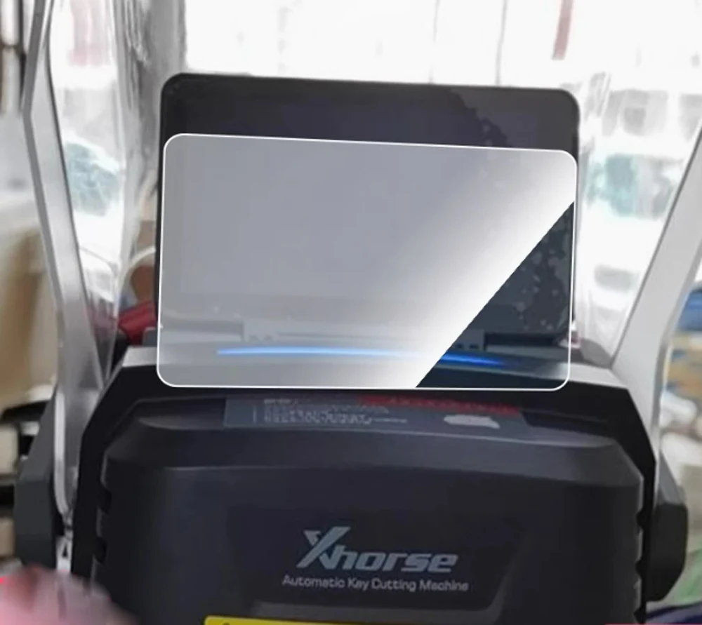 الزجاج المقسى معدات الحماية ل Xhorse دولفين II X05 XP-005L آلة قطع المفاتيح LCD غطاء شاشة طبقة رقيقة واقية