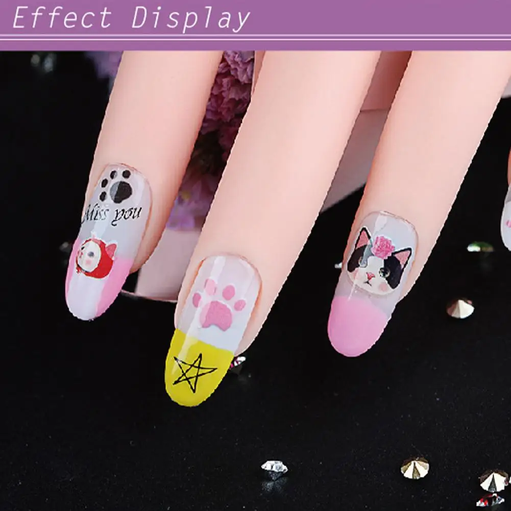 1 PC Nail Art การฝึกซ้อมมือ Bendable ซิลิโคนมือปลอมสําหรับเล็บการฝึกอบรมจอแสดงผลเล็บเครื่องมือ