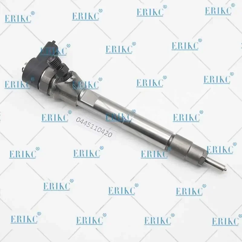 ERIKC 0445110420 Fuel Injector Assy 0445 110 420 CR Injector 0 445 110 420 Auto Pump Auto Spare Part Nozzle DLLA149P2239 Valve