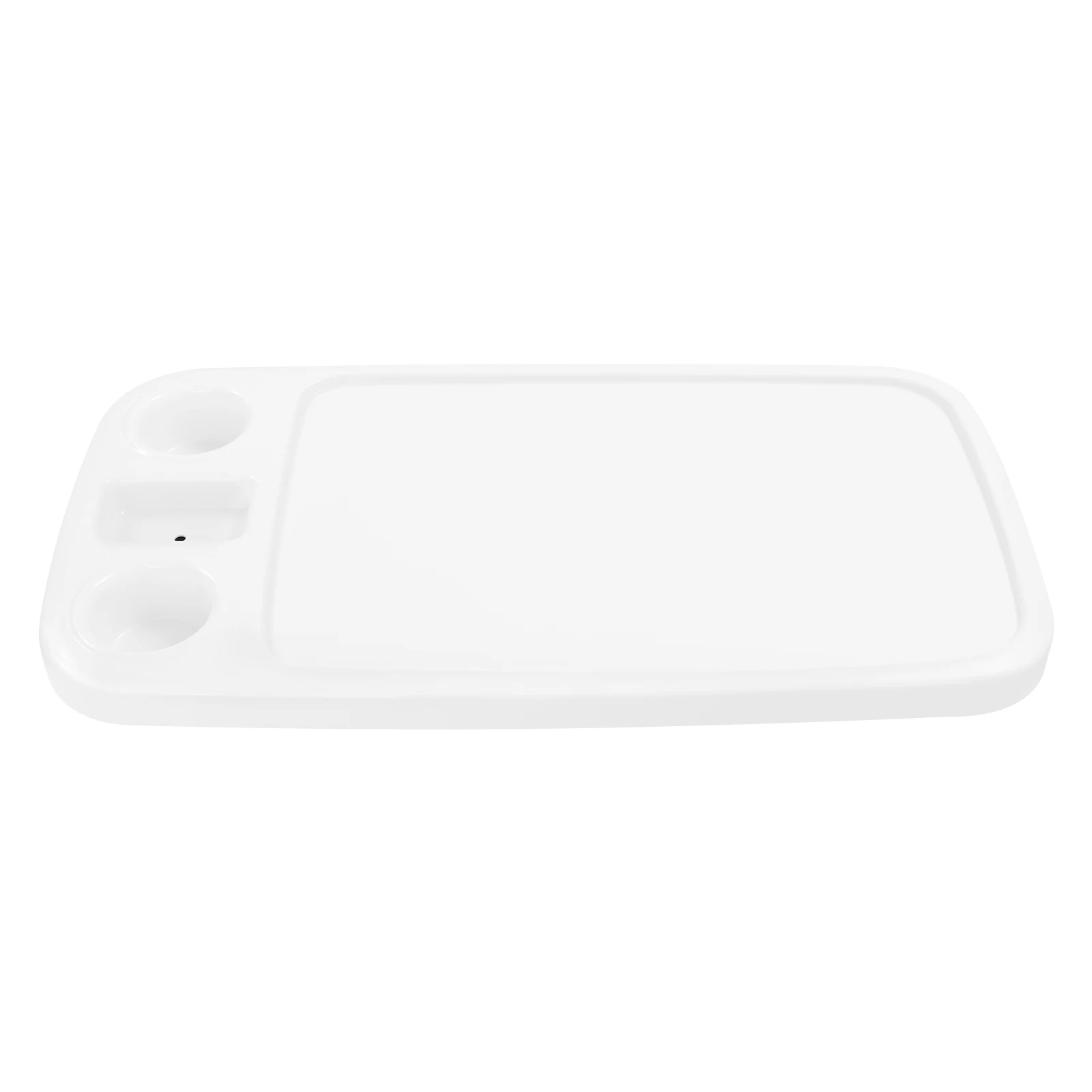 استبدال سطح الطاولة RV قابل للإزالة مقاس 34 × 18 بوصة، ABS مقاوم للماء، سطح طاولة تخييم بحري مستطيل مع حامل هاتف وحاملي أكواب