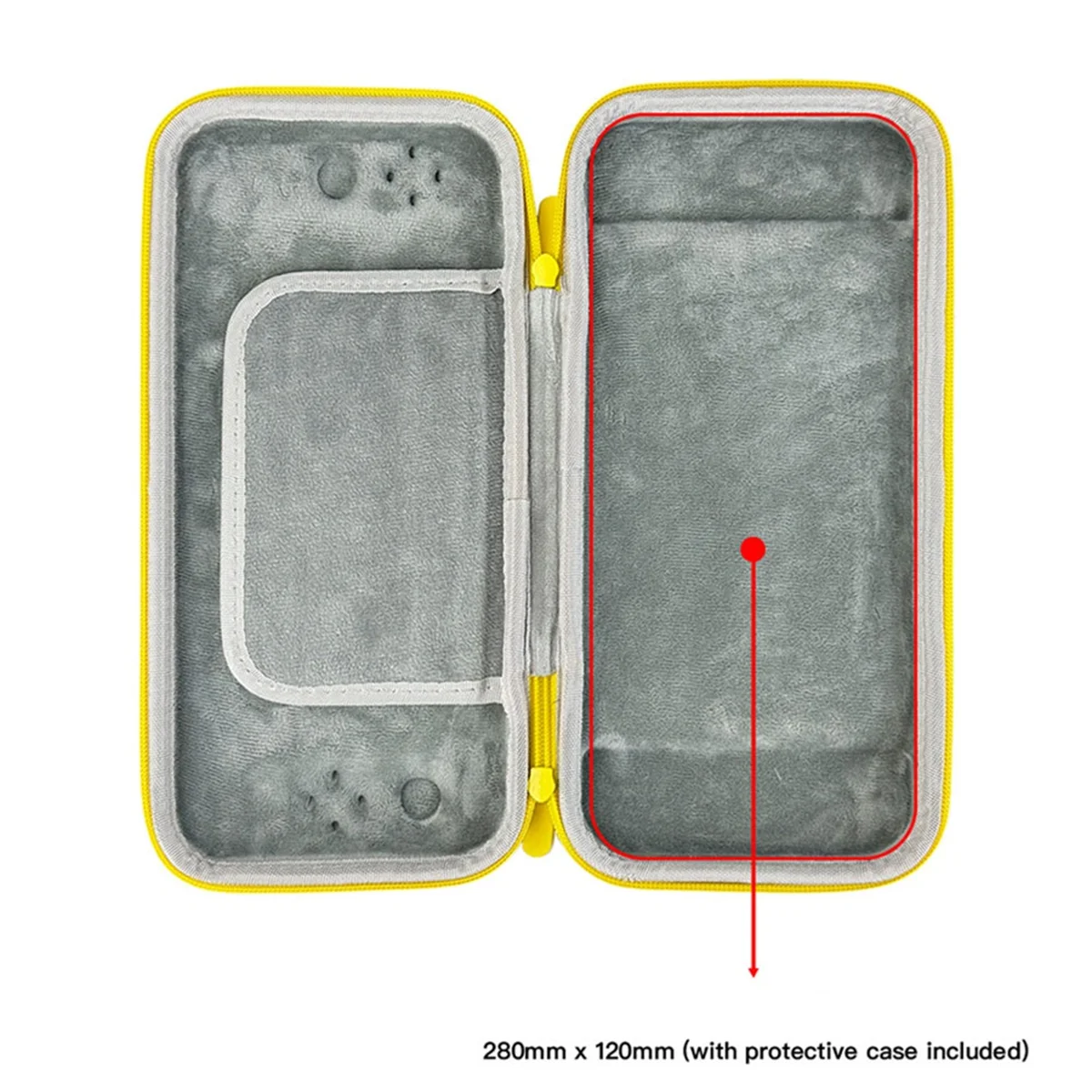 2025+ للتبديل 2 حقيبة تخزين السفر المحمولة صندوق حماية مضاد للسقوط غطاء وحدة التحكم في الألعاب أصفر #6