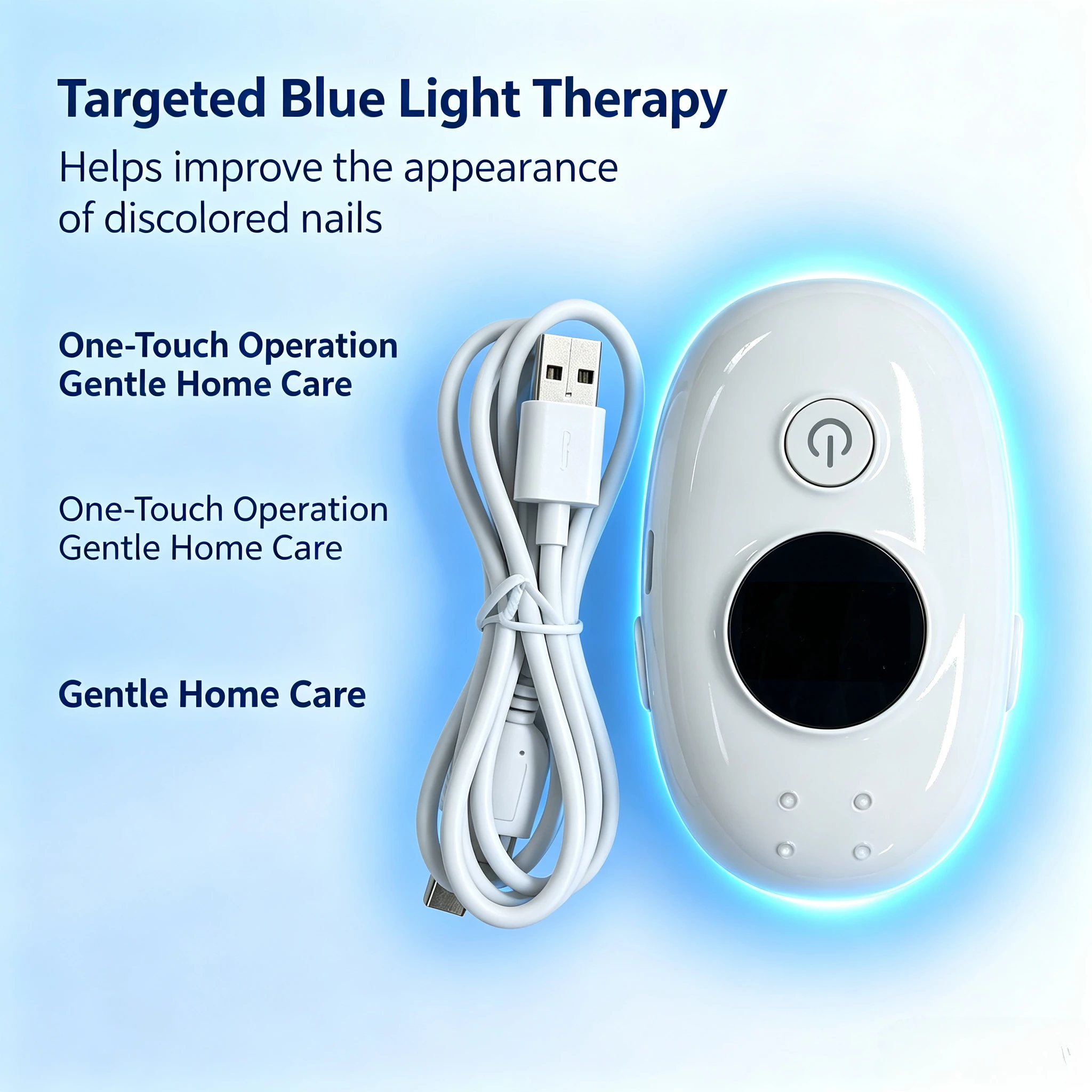 Advanced Home Laser for Nail Repair, Removes Fungus and Supports Nail Regrowth, Compact Wellness Gift