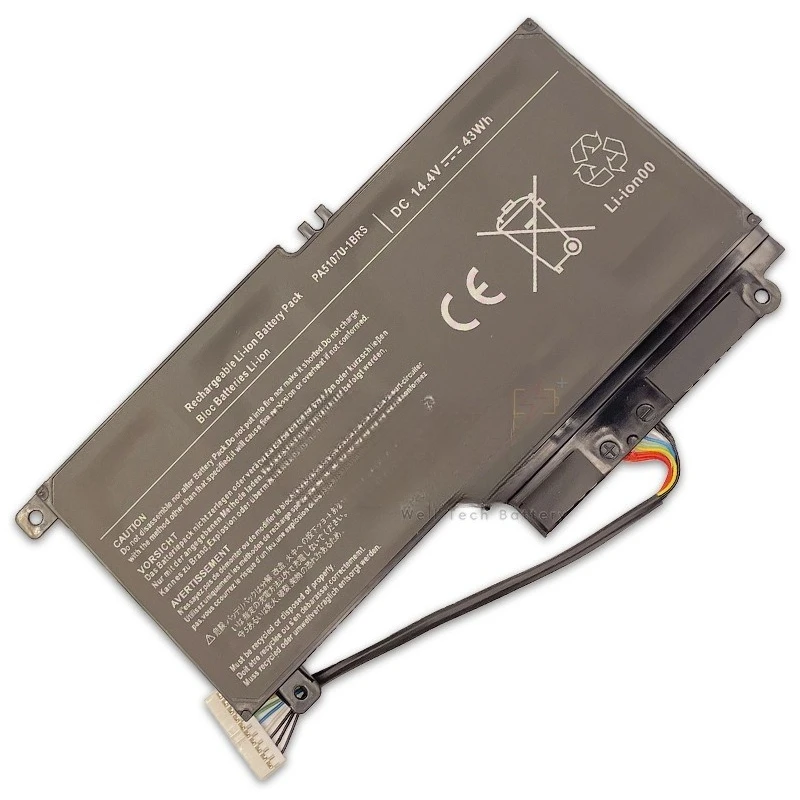 Applicable To Toshiba PA5107U-1BRS L40-A L50-A P55t S55 S40 P50 Laptop Battery High Capacity Battery  Replacement Batteries