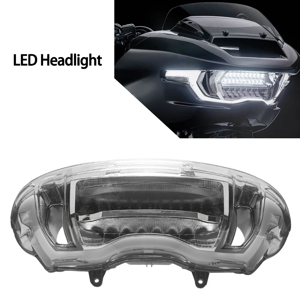 

Motorcycle 1PCS Front Led Headlight Assembly Turn Signal Fit For Harley Touring Road Glide CVO/SE FLTRXSE 2023 2024 2025 models