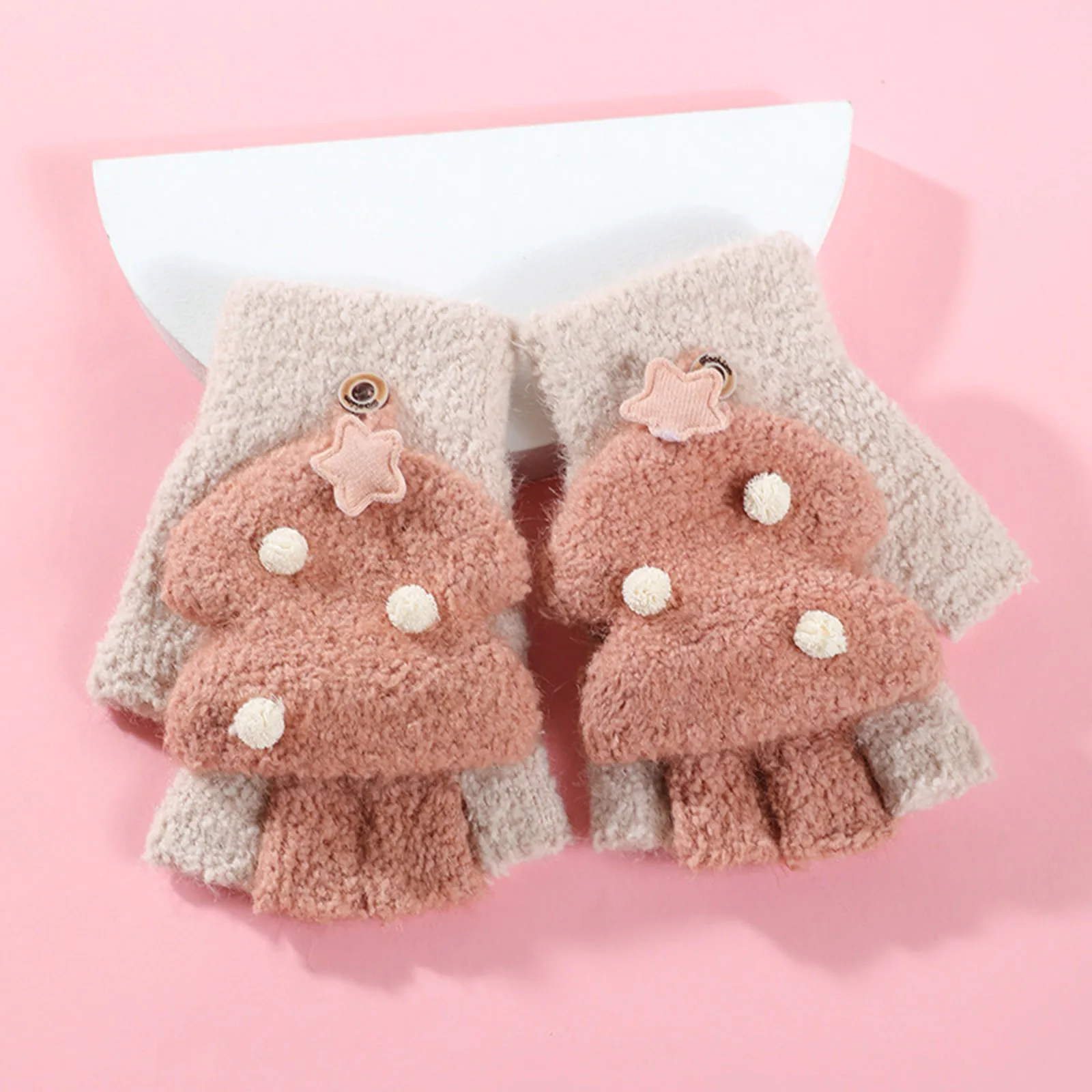 

Thermal Glove Girl Winter Gloves Toddler Kids Boys Girls Soft Warm Wool Gloves Children Christmas Thermal Knit Baby Girl Warm
