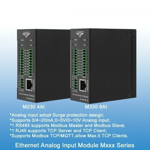 Multi-application Industrial Remote Ethernet I/O Data Acquisition Module