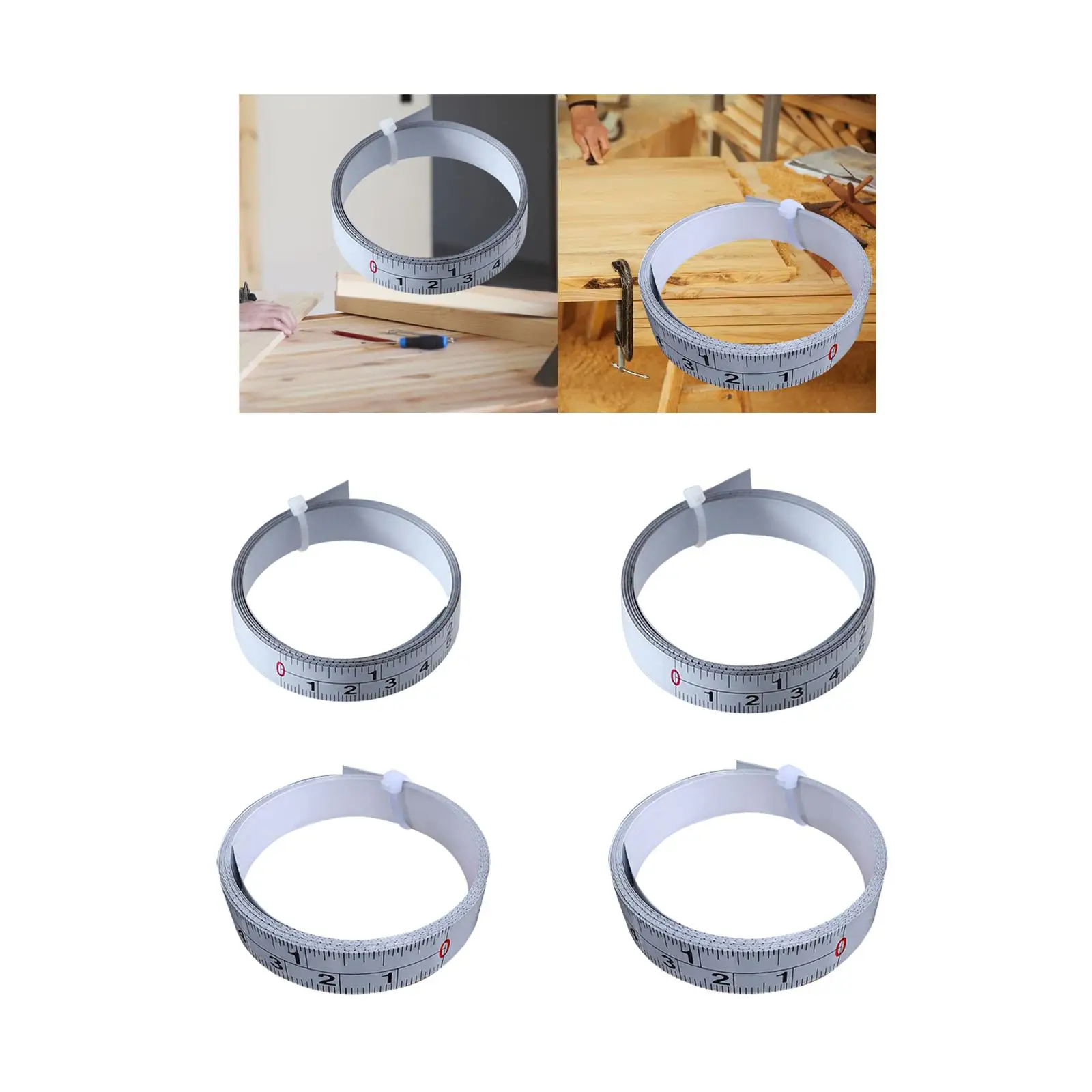 Metal Measure Tape with Adhesive Backing for T Track Router Table Saw Sturdy