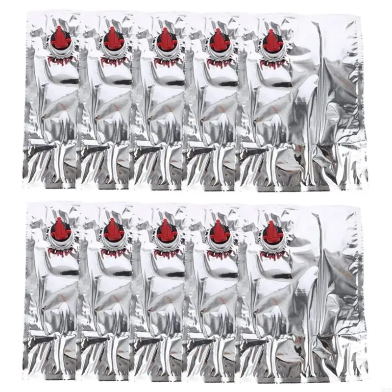 A0NC 10 Pack 3L Wine BASDER BAG WINE BACK BAG BAG BAG في صندوق PE PEN
