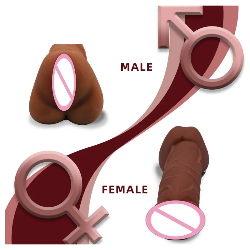 New Hot Selling Hollow Dildo Anal Plug,Dual-use for Vaginal and Anal Sex,Female Masturbation Massage Stick,Male Airplane Cup