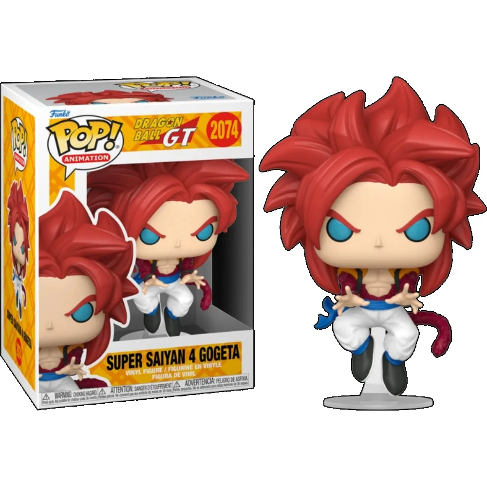 Funko Pop! Original Figura Coleccionable de Vinilo Super Saiyan 4 Gogeta 86495 (Versión Regular, Versión Oculta Aleatoria)