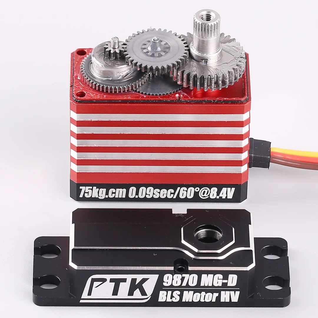 PTK 9870 MG-D 70kg Metal Digital Servo RC Climbing Car Model Robot Robot Arm Fixed Wing