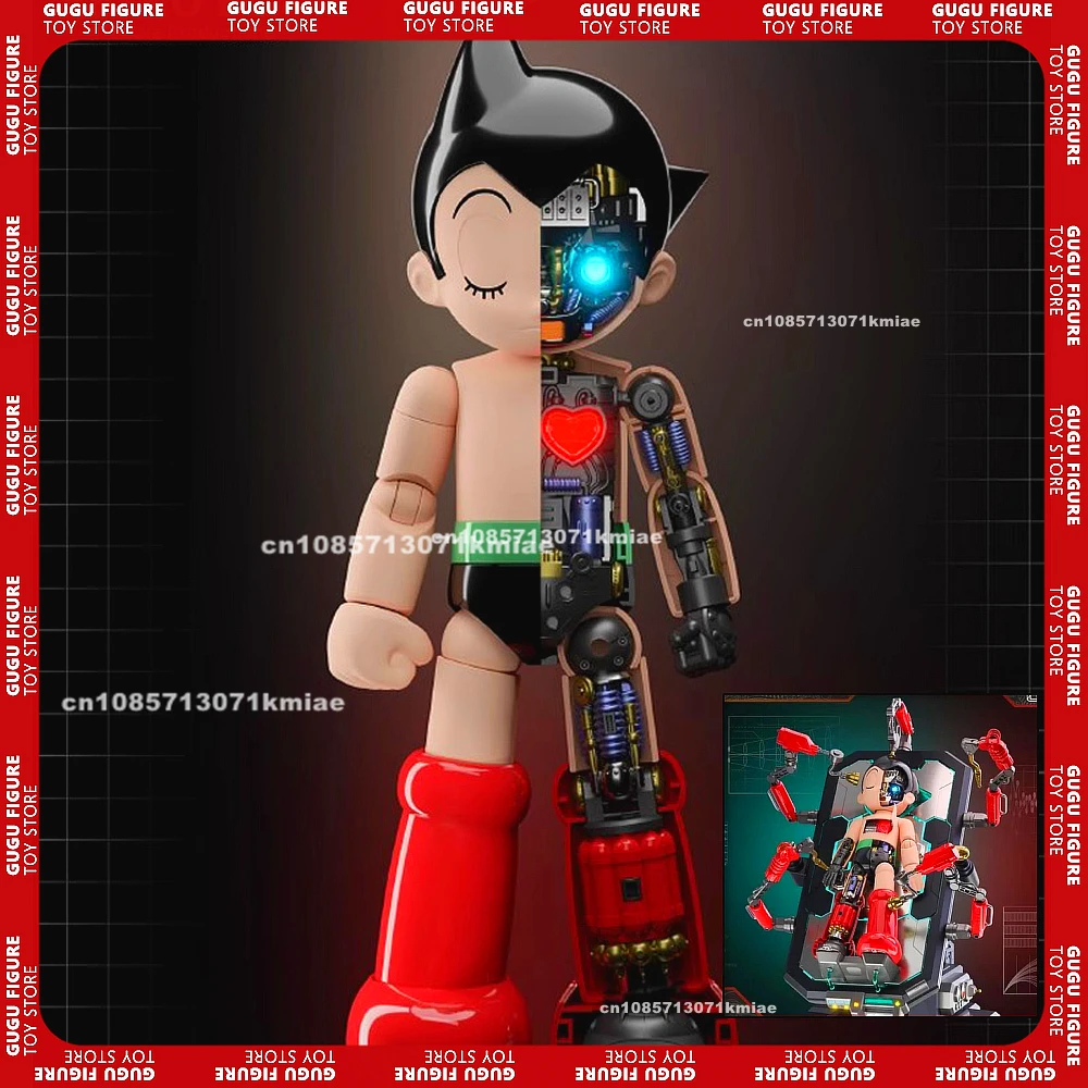 30cm Astro Boy Figures Tron Model-kit Anime Astroboy Action Figure Collection Assembly Movable Statue Model Doll Boy Toys Gifts