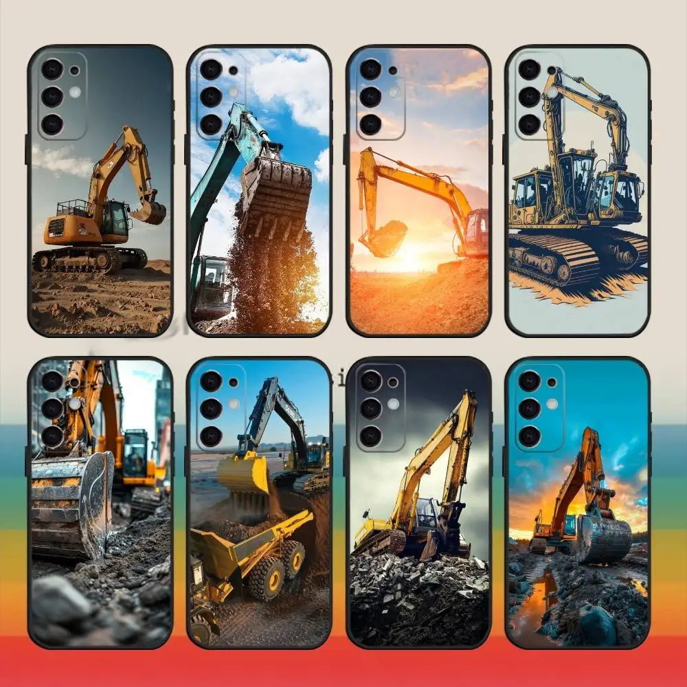 

Classic C-Caterpillares Truck Phone Case For Samsung S25,S24,S21,S22,S23,S30,Ultra,S20,Plus,Fe,Note,10,9,5G Black Cover
