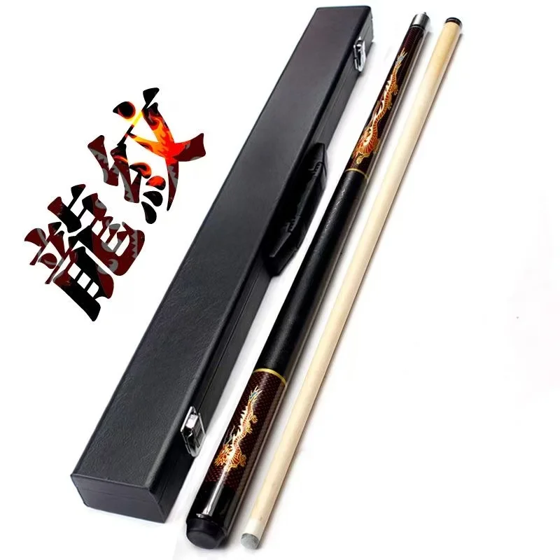 

Кий для бильярда 2026 с узором «Дракон»: изготовлен из высококачественного кленового дерева, кожаный наконечник 9.8/11.5/13 мм, ручная полировка, процесс лакирования 4H Piano Lacquer.