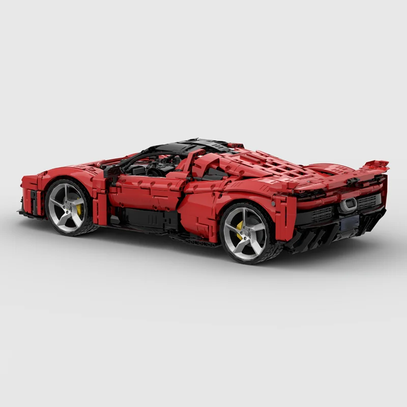 Super กีฬารถ Moc อาคารอิฐ F80 Champion Speed Cars รุ่นอาคารเทคโนโลยี Modular Block DIY ของเล่นวันหยุดของขวัญ