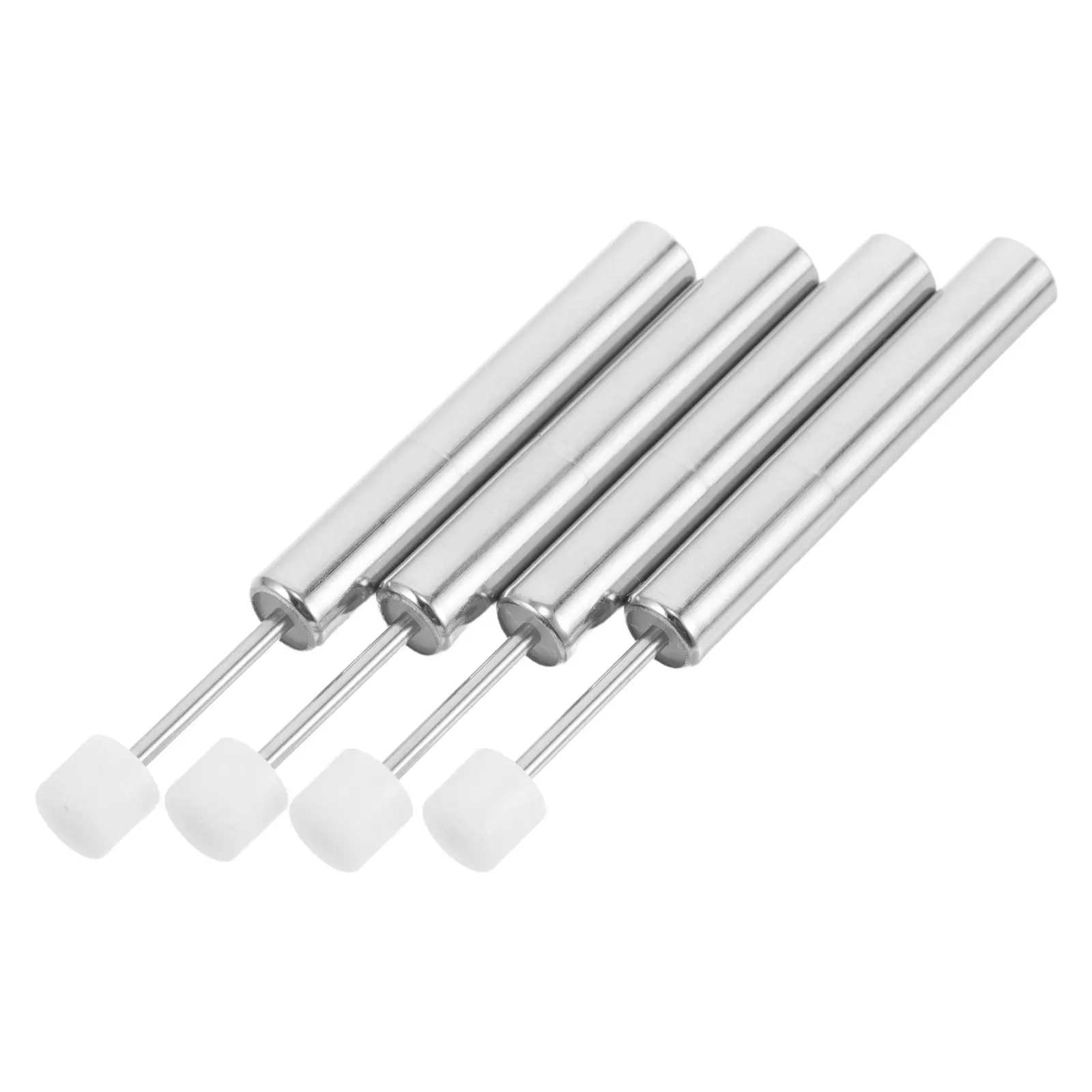 4Pcs Trash Can Hydraulic Damper Soft-Close Mechanism Replacement Lid Support for Kitchen Garbage Bin Quiet Smooth Closure