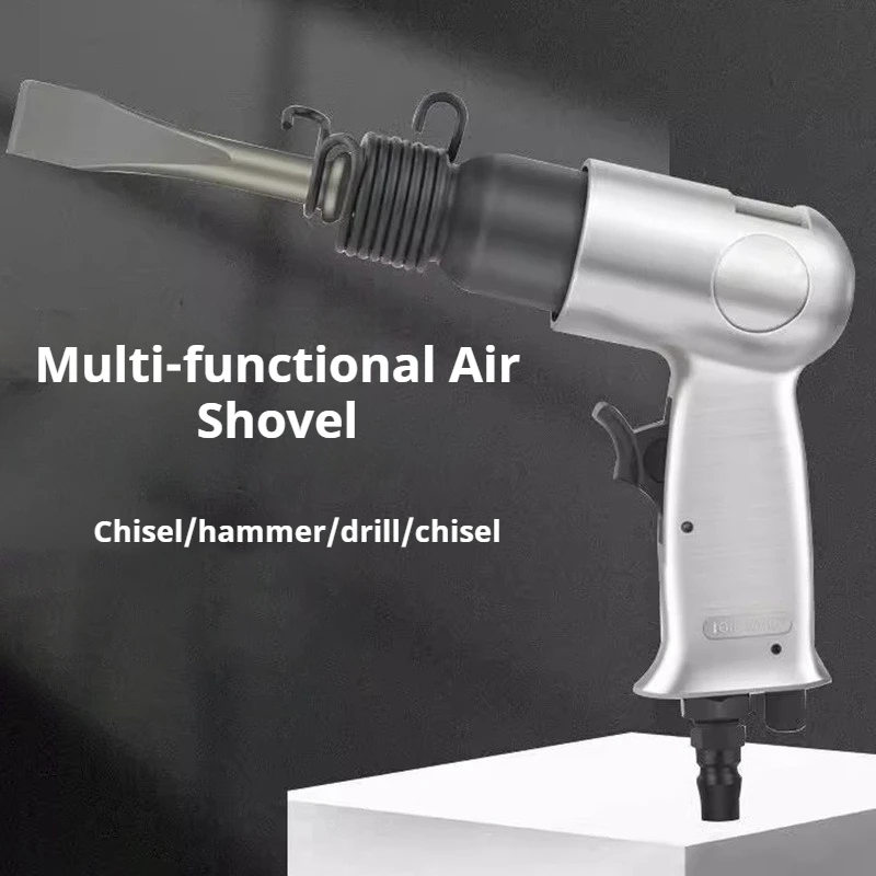

Pneumatic Air Shovel Industrial Grade Handle Air Chisel Impact Hammer Drill Rust Removal Tool Multi-functional Powerful Tools