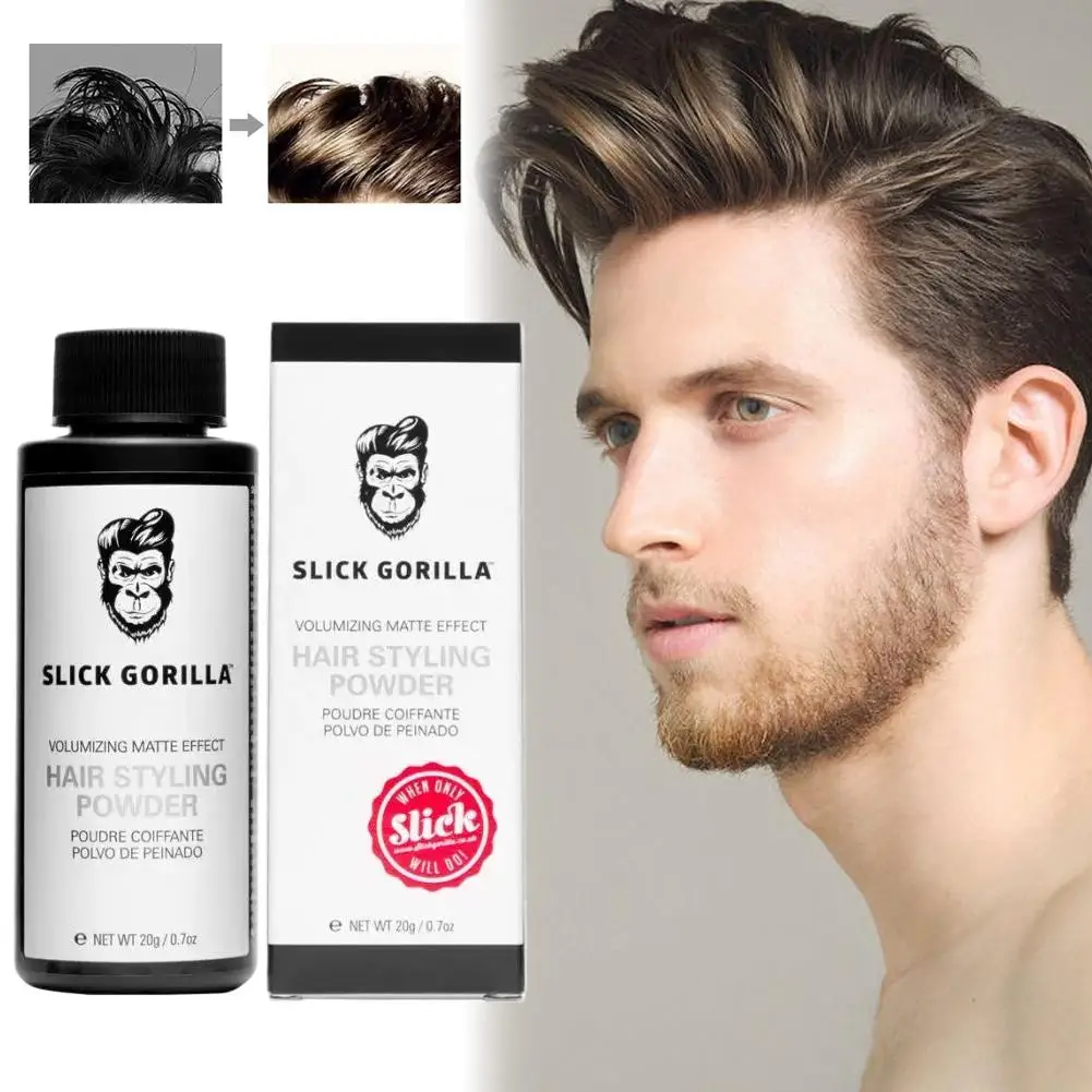 

Slick Gorilla Volumizing Hair Powder Refreshing Long-Lasting Oil Control Fluffy Hair Powder Increase Hair Volume Hair Treatment