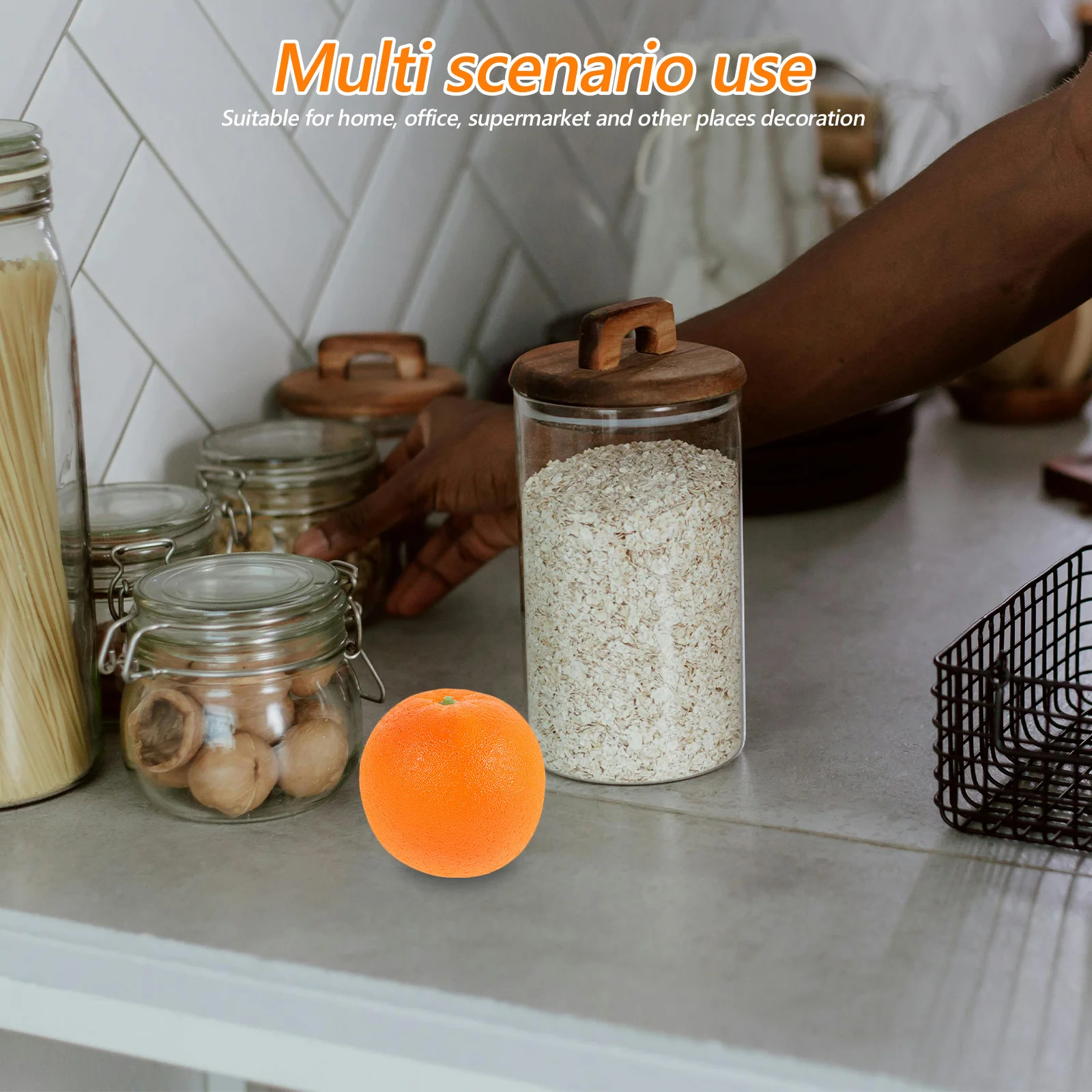 

Realistic Orange Fruit Prop Foam Simulation Citrus Decor Educational Creative Photo Accessory For Home Office Wedding