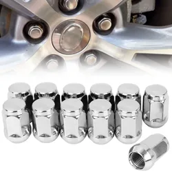 Car Racing Wheel Lug Nuts Hex Hub Screw M12*1.5 M12*1.25 Universal Anti-theft 35mm Car Wheel Nuts Caps Exterior Accessories