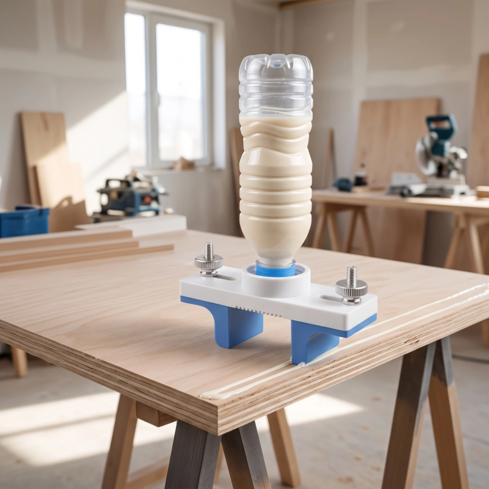 Edge-Banding Glue Applicator Adjustable Edge Banding Glue Spreader Board Gluing Aid Manual for Woodworkers, Panel Installation